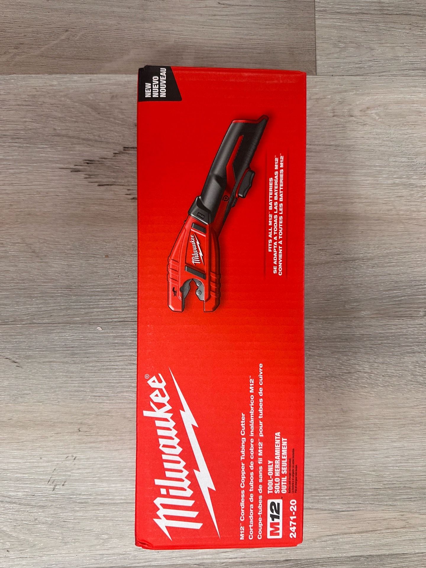 Milwaukee m12 cordless tubing cutter tool only