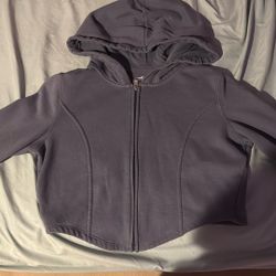 Hollister cropped hoodie