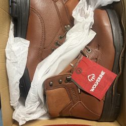 Durashock Wolverine steel toe work boots 8.5 Payments in person only