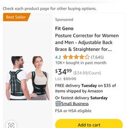 Back Brace And Posture Corrector