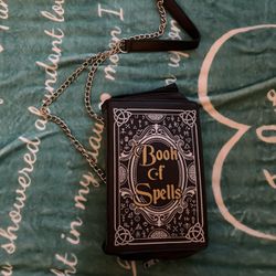 Witches Spell Book Purse 