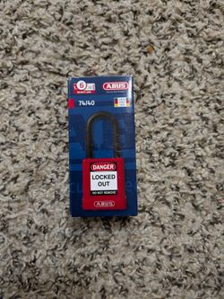Lockout Tag for Manufacturing Environment