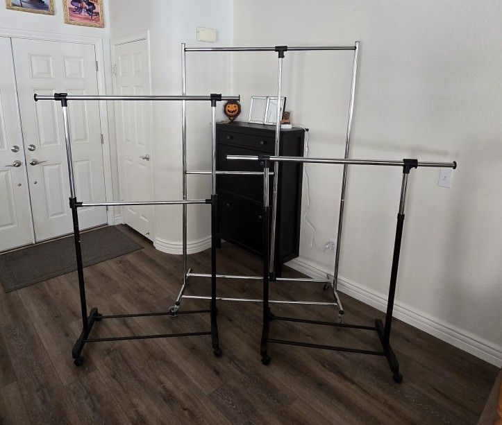 3 Clothing Racks