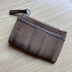 Small Coach Leather Wallet 