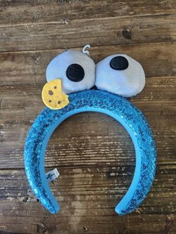  Sesame Street Cookie Monster Sequins Headband