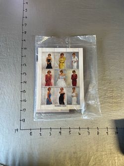Princesse Diana Royal Gowns Plate Block: Official Legal Tender 9 Postage Stamps