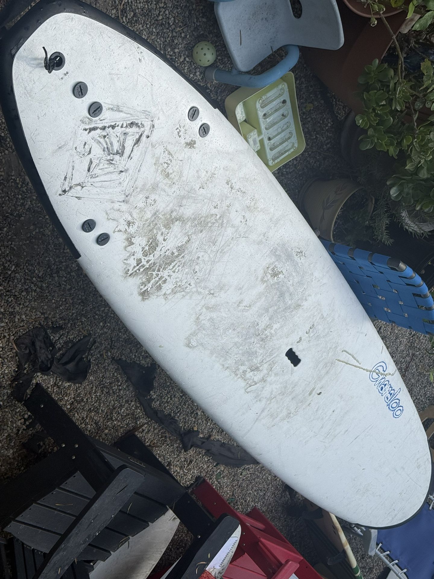 9’2 Gnarlaroo Hybrid Soft Top Surfboard