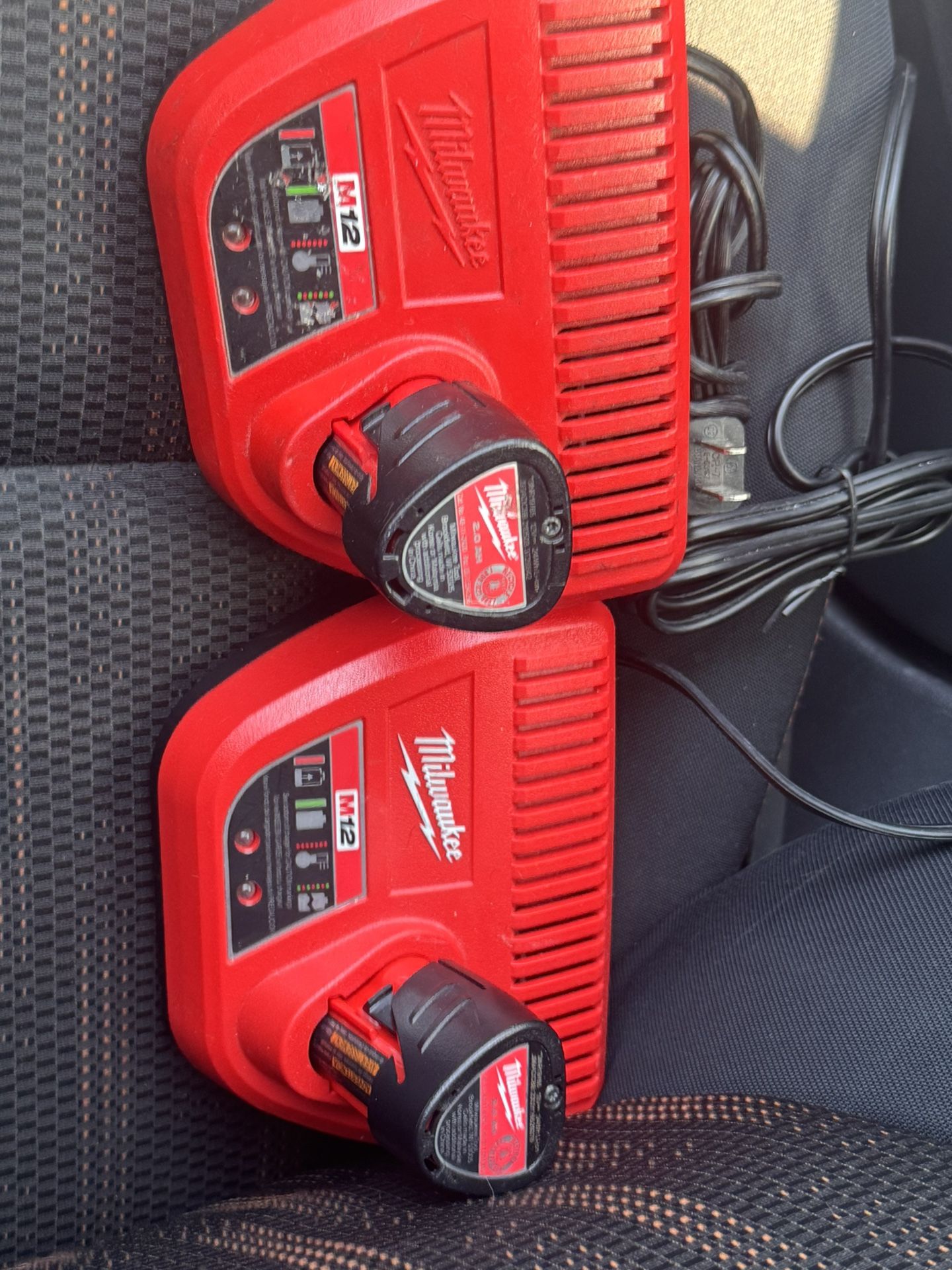 Milwaukee M12 Batteries 2.0 And Chargers Both For $80 Or $45Each