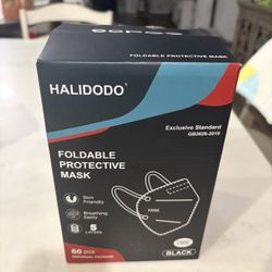 Halidodo Grey and black Executive Standard Non-Medical Face Masks, 95% Filtration, 60 pcs total 30 each color 