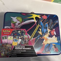 Pokémon Collectors Chest Tin With Cards