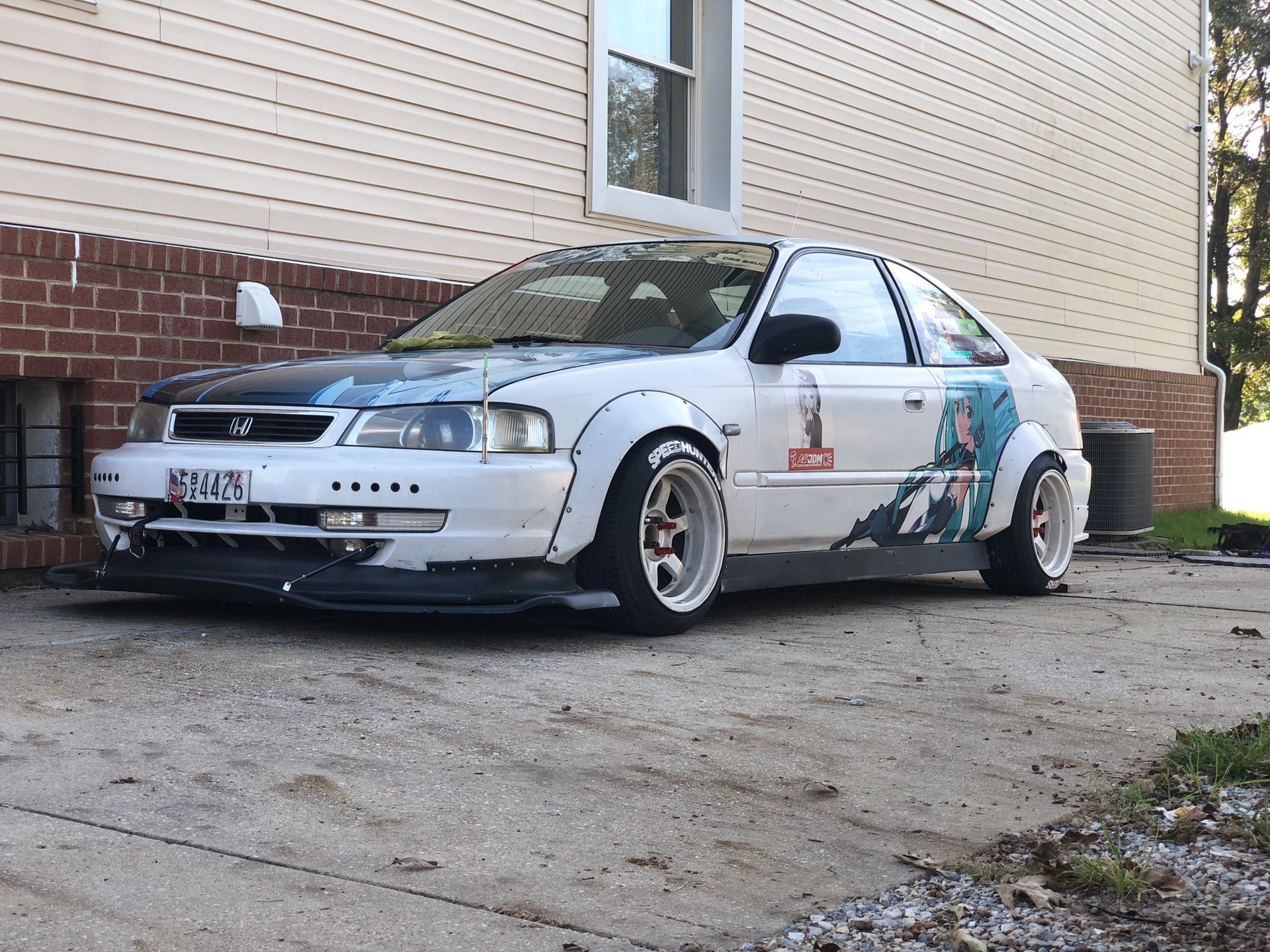 98 civic dx coupe domani front end