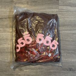 Spider Angel Number Brown Hoodie (size small)