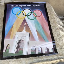 Los Angeles 1984 Olympics poster