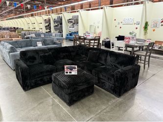 New black sectional