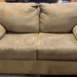 Tan Love Seat