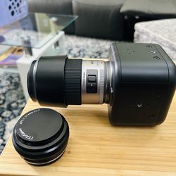 Mevo Core 4k Live Stream Video Camera With Lumix Powered Lens And One Manual Lens.