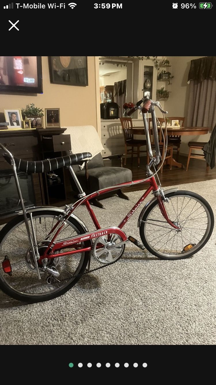 Schwinn Fastback Stingray Bicycle $650