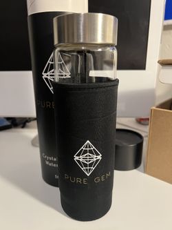 Water bottle infuse crystal