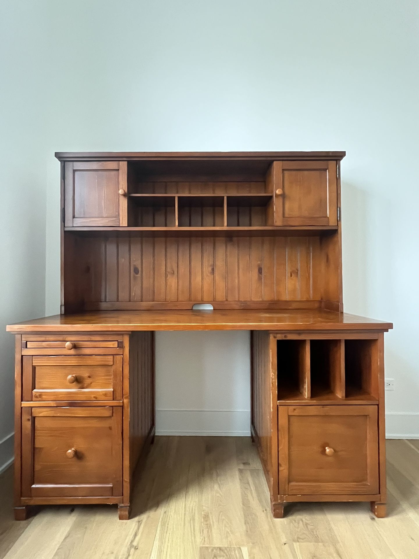 Pottery Barn Storage Hutch Desk
