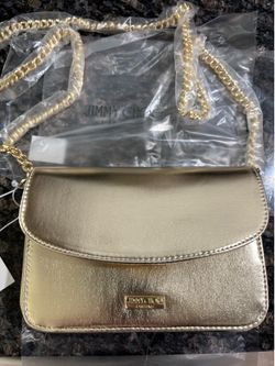 NEW JIMMY CHOO GORGEOUS GOLD HANDBAG $30!!
