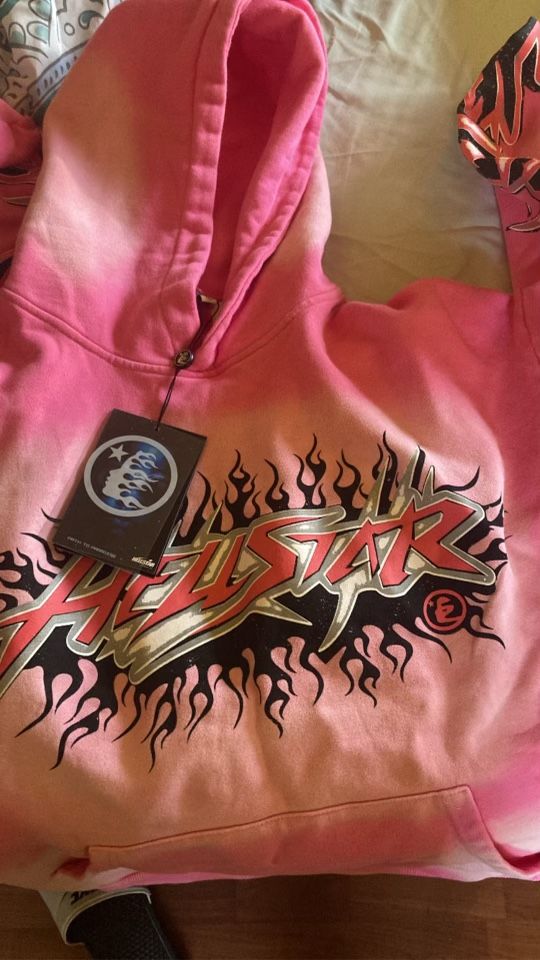 Pink Hell Star Hoodie
