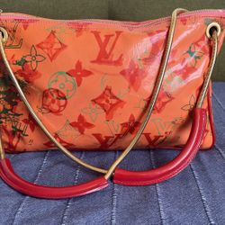 Excellent 2008 Louis Vuitton collaboration with Richard Prince Bonbon Pochette Purse