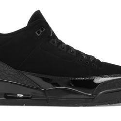 Nike Air Jordan 3 Black Cat Size 5Y And 11.5 Men