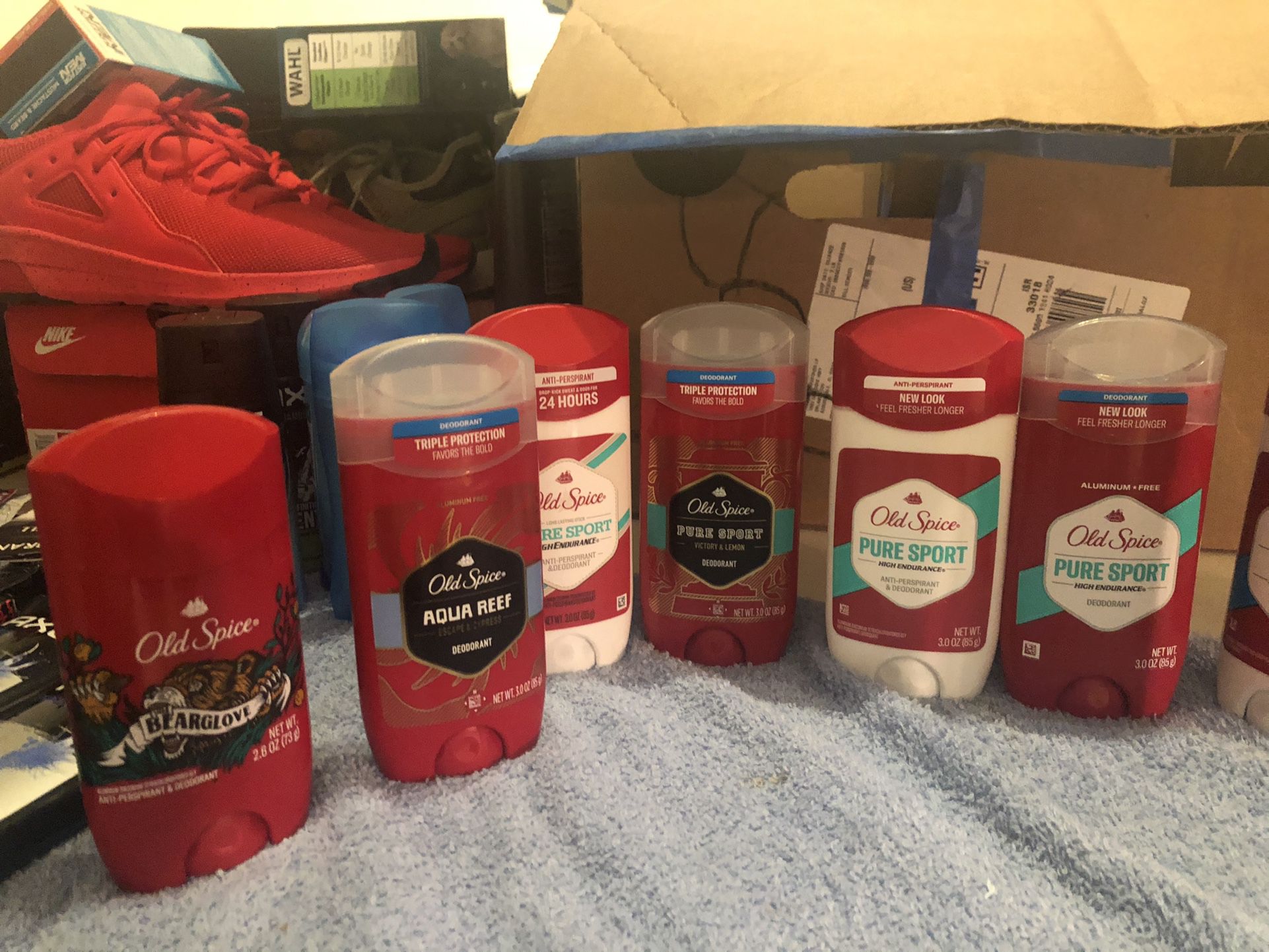 Old Spice ,dove Men+care , Degree And Gillette Deodorant 