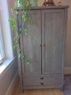 Myrasol Armoire by Highland Dunes, in Mystic Oak Color