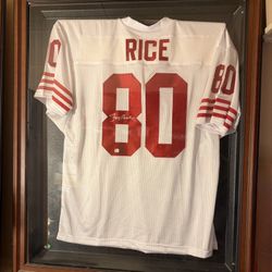 Jerry Rice Autographed Jersey