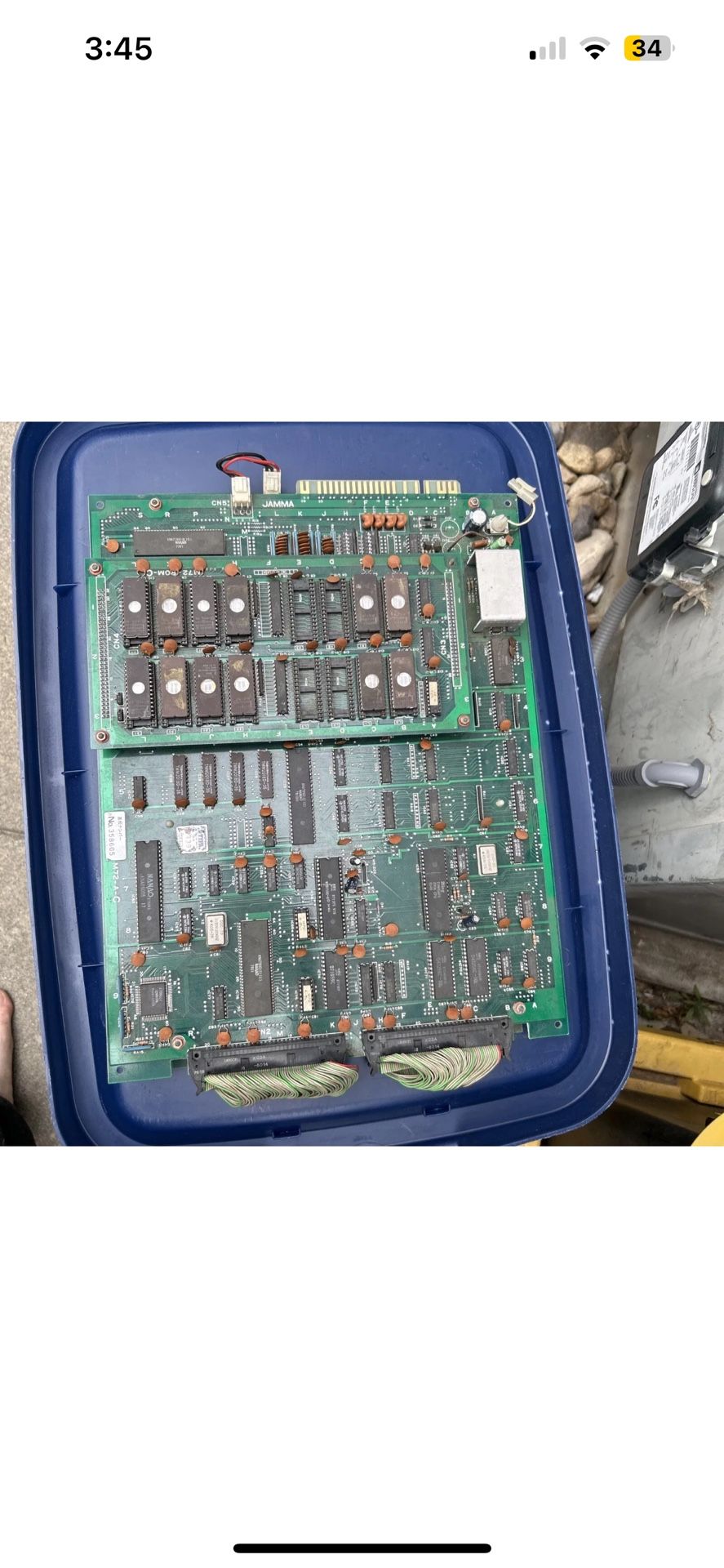 not working R-Type Irem Original Factory arcade Video game board PCB Cc