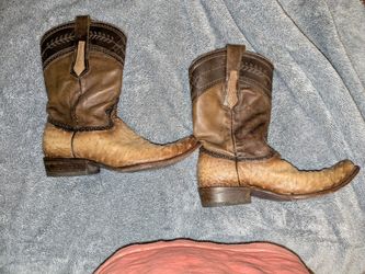Cuadra Size 9 Full Quill Ostrich Boots Size 9