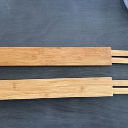 2 Bamboo Drawer Dividers Large