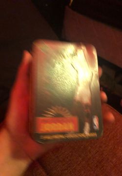 limited edition micheal jordan gold cards with tin