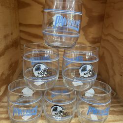 NFL Carolina Panthers Helmet Logo Tumbler Glasses 6