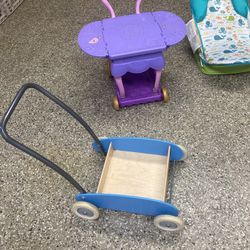 Baby Bath, Princess Table, and Little Wagon