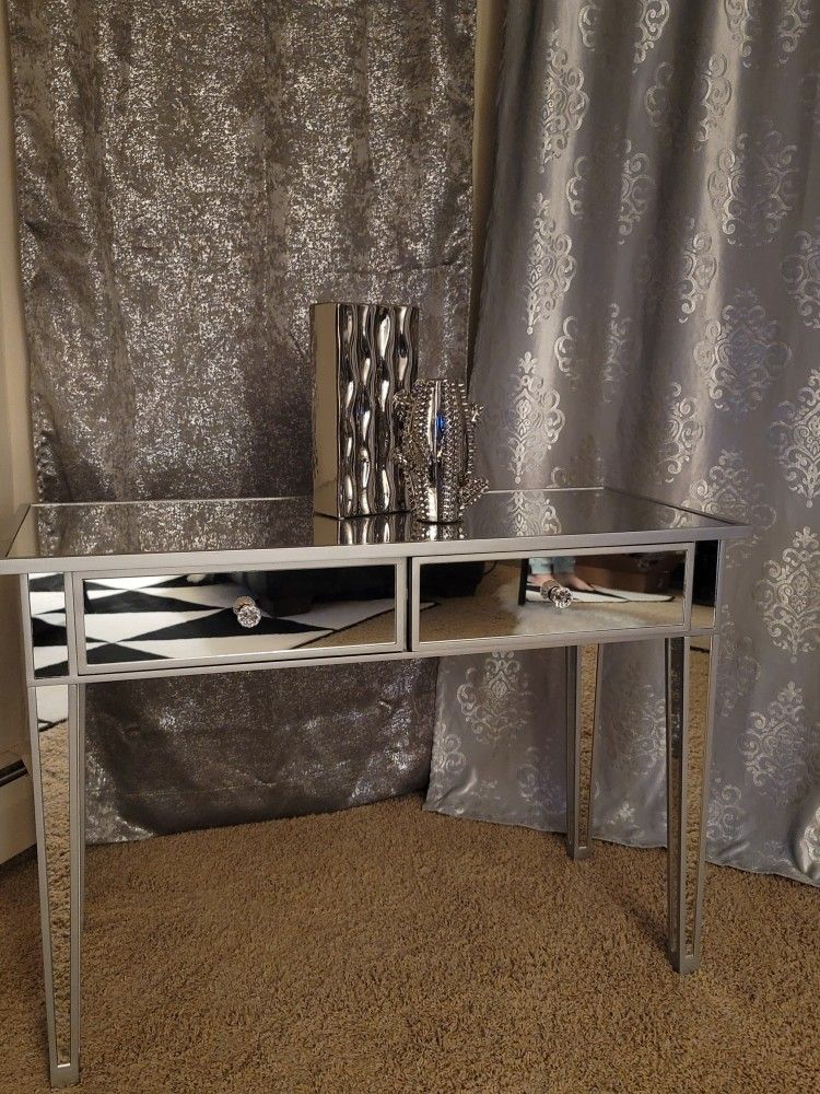 Mirrored Desk/Make up Table