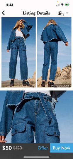 Happy X Nature Jeans & Jacket Set