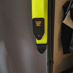 Ernie Ball Neon Yellow Guitar Strap 