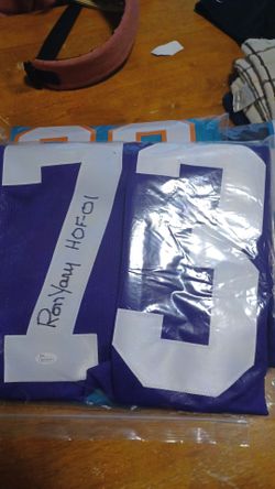 Signature jerseys