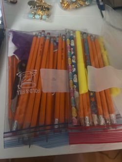 BUNDLE: Two Bags of #2 Pencils & School Supplies