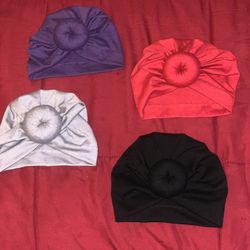 Baby Turban Hats With Bun Knot 