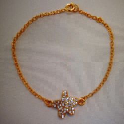 New Cz Starfish handmade bracelet