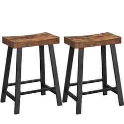 VASAGLE Bar Stools Set of 2 – 23.6" - BRAND NEW