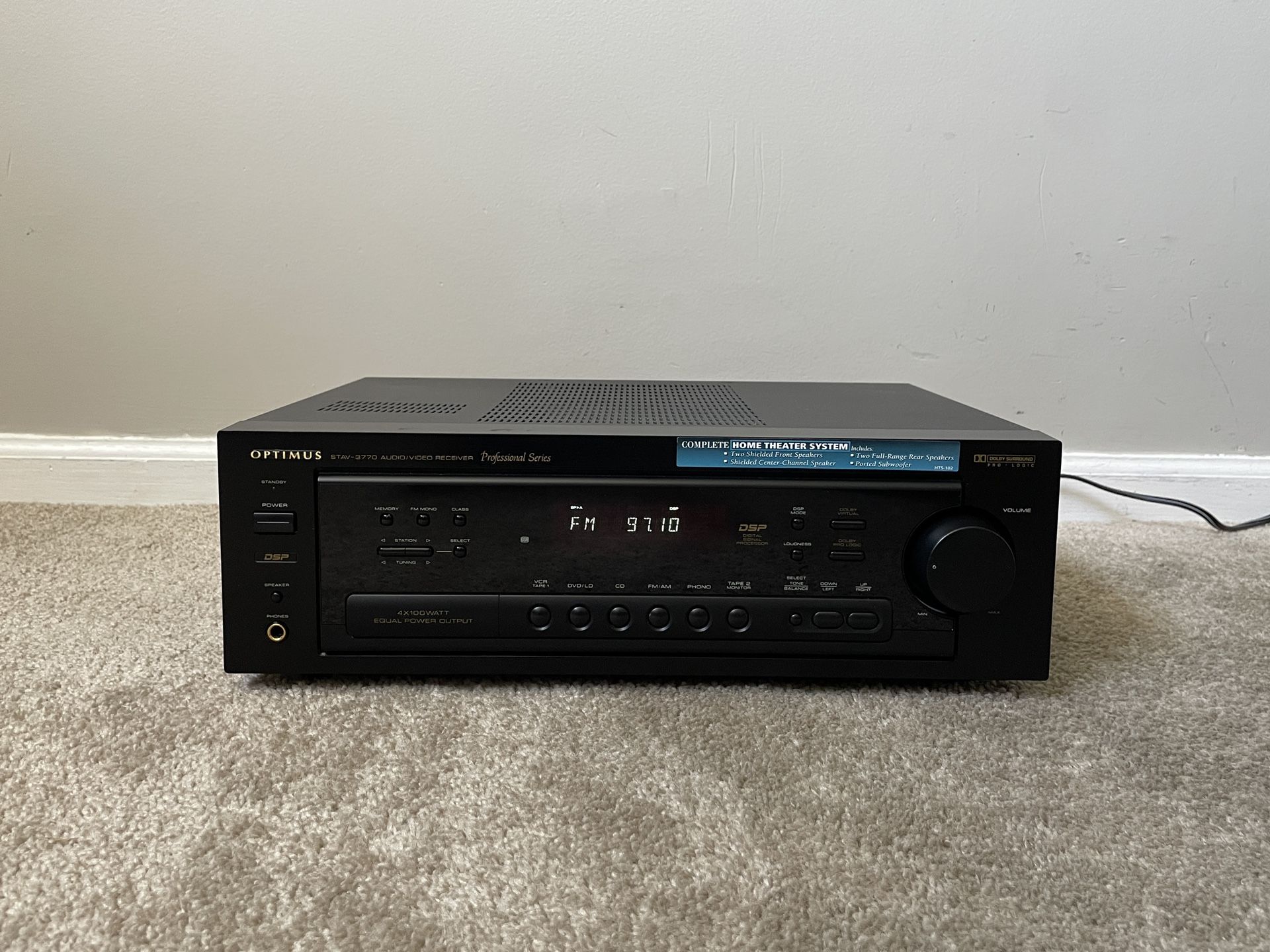 Optimus STAV-3770 5.1 Home Theater Surround Receiver