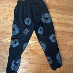 denim tears mono wreath sweatpants