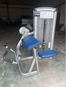 Cybex VR3 bicep curl