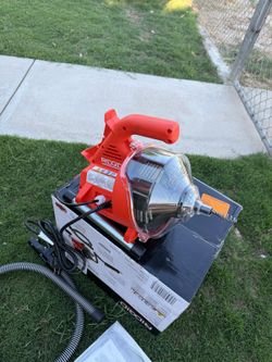 RIDGID
PowerClear 120-Volt Drain Cleaning Snake Auger Machine for Heavy Duty Pipe Cleaning for Tubs, Showers, and Sinks