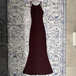 Burgundy  Dress