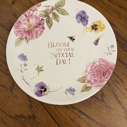 “Bloom on Your Special Day” Collector’s Plate by Hallmark Nature’s Sketchbook